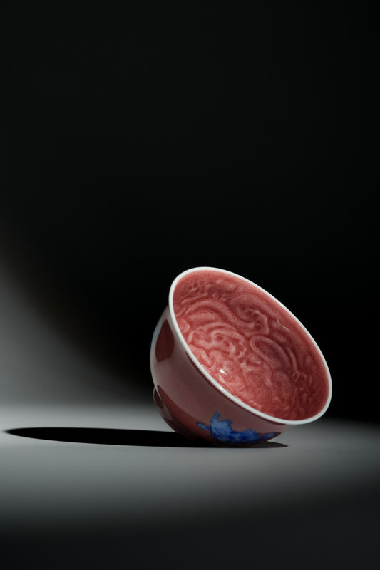 [清本源 x Gohobi Gallery] Tasse à thé de vigne de lotus bleu