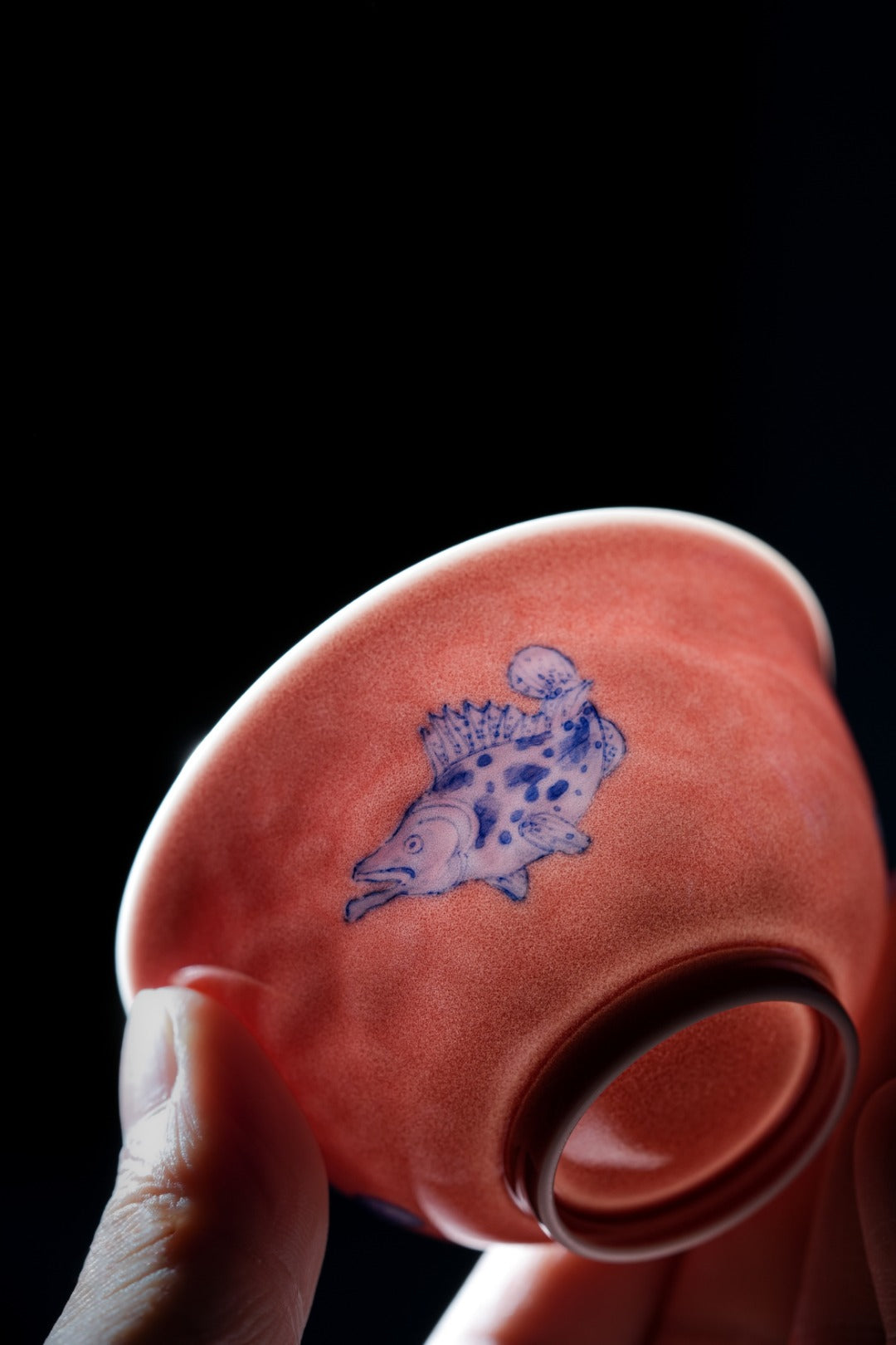 [清本源 x Gohobi Gallery] Tasse à thé de vigne de lotus bleu