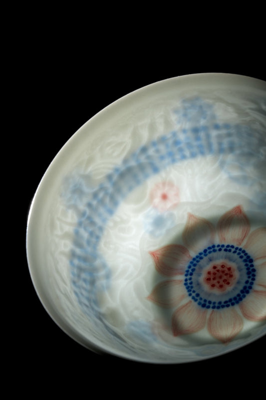 [清本源 x Gohobi Gallery] Tasse à thé de vigne de lotus bleu