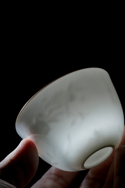 [清本源 x Gohobi Gallery] Tasse à thé de vigne de lotus bleu