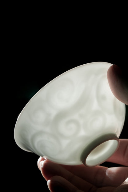 [清本源 x Gohobi Gallery] Tasse à thé de vigne de lotus bleu