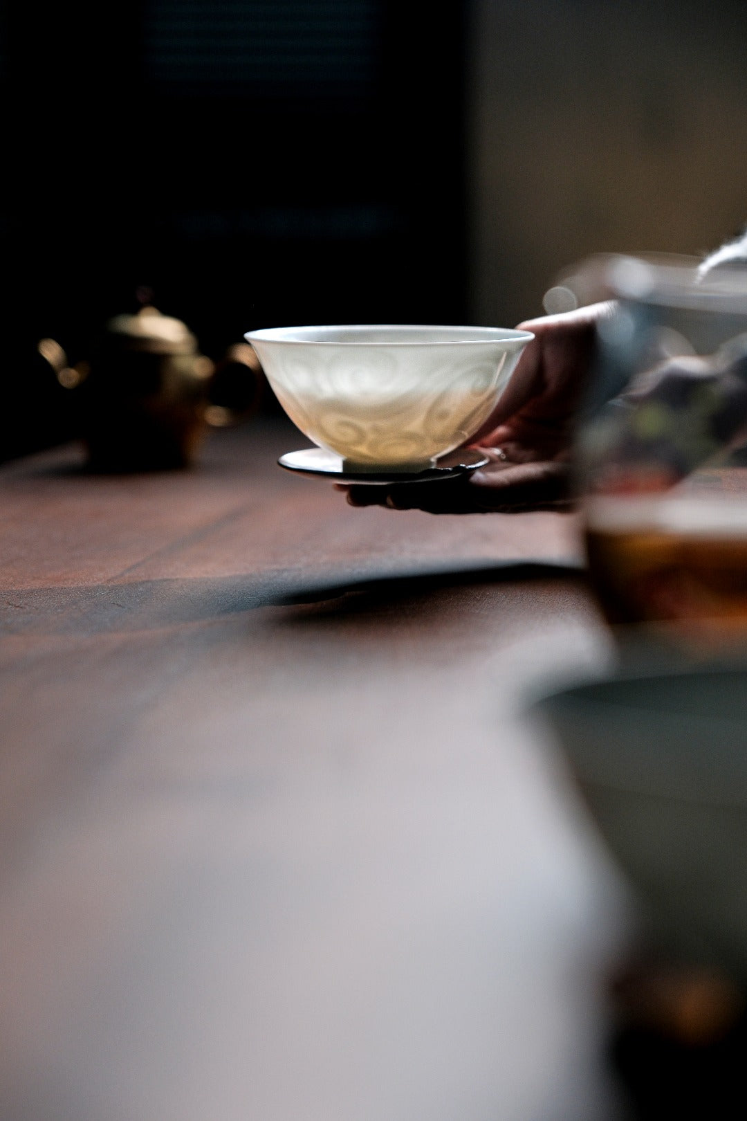 [清本源 x Gohobi Gallery] Tasse à thé de vigne de lotus bleu