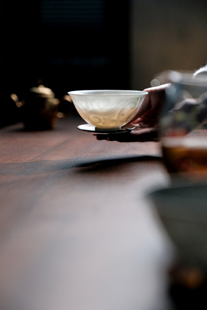 [清本源 x Gohobi Gallery] Tasse à thé de vigne de lotus bleu