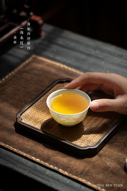 [清本源 x Gohobi Gallery] Tasse à thé de vigne de lotus bleu