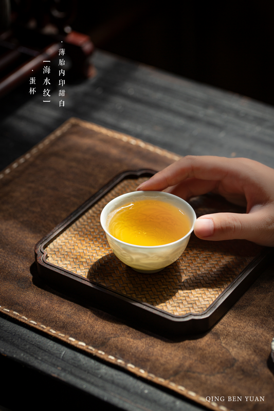 [清本源 x Gohobi Gallery] Tasse à thé de vigne de lotus bleu