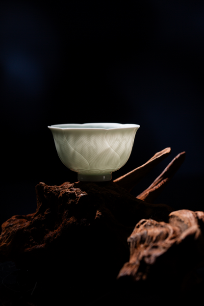 [清本源 x Gohobi Gallery] Tasse à thé de vigne de lotus bleu