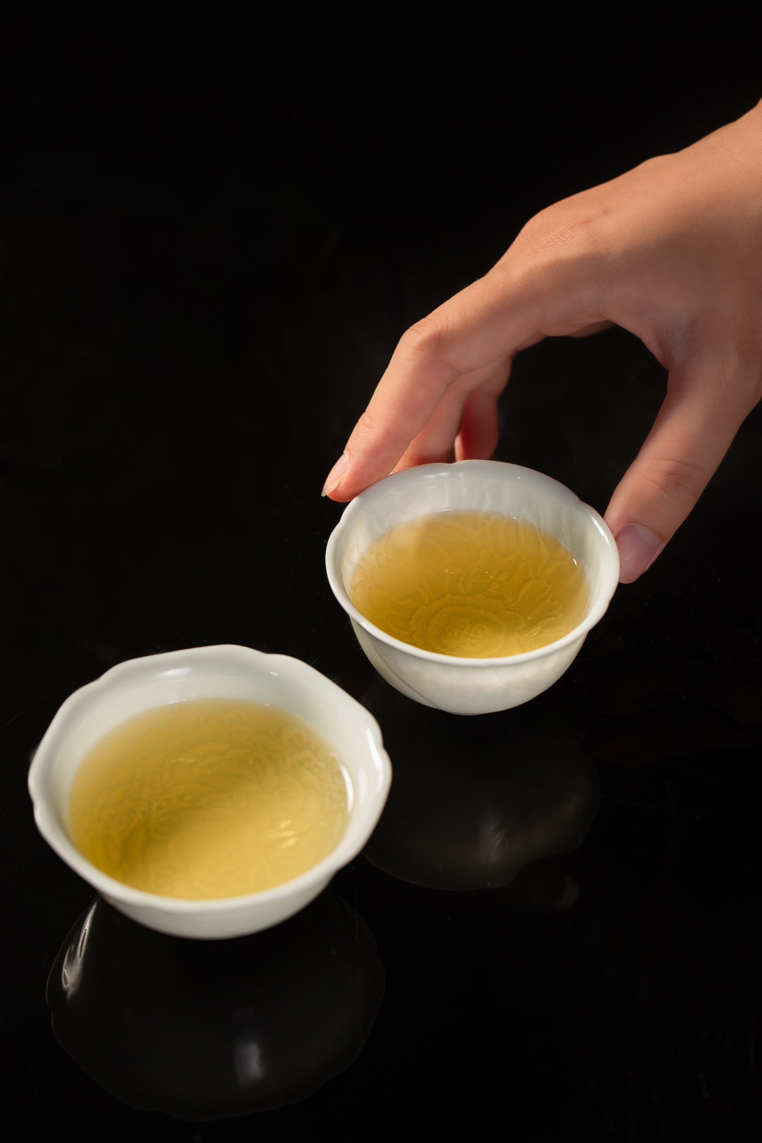 [清本源 x Gohobi Gallery] Tasse à thé de vigne de lotus bleu