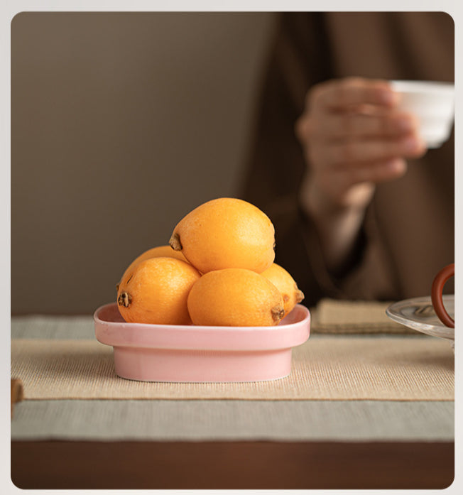 Gohobi Traditional Japanese Glazed Fruit Nuts Small Plate - Wave 009