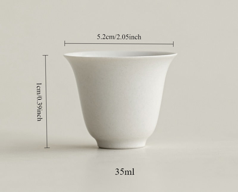 Gohobi Wood Ash Glaze Master Cup – Handmade Traditional Gongfu Tea Tasting Cup