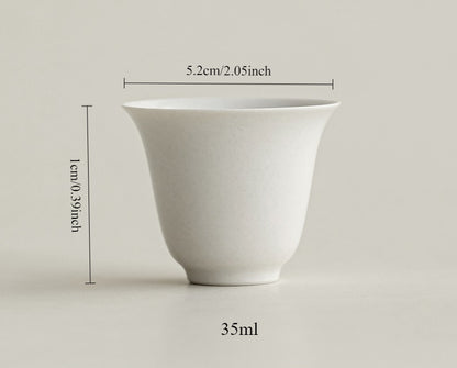 Gohobi Wood Ash Glaze Master Cup – Handmade Traditional Gongfu Tea Tasting Cup