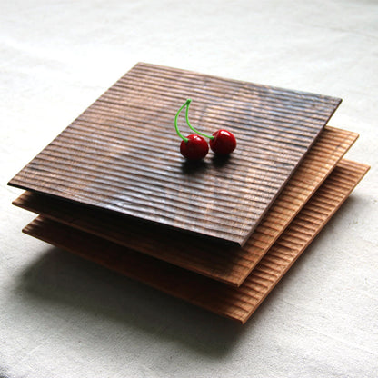 Gohobi Handcrafted Solid Wood Serving Tray