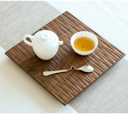 Gohobi Handcrafted Solid Wood Serving Tray