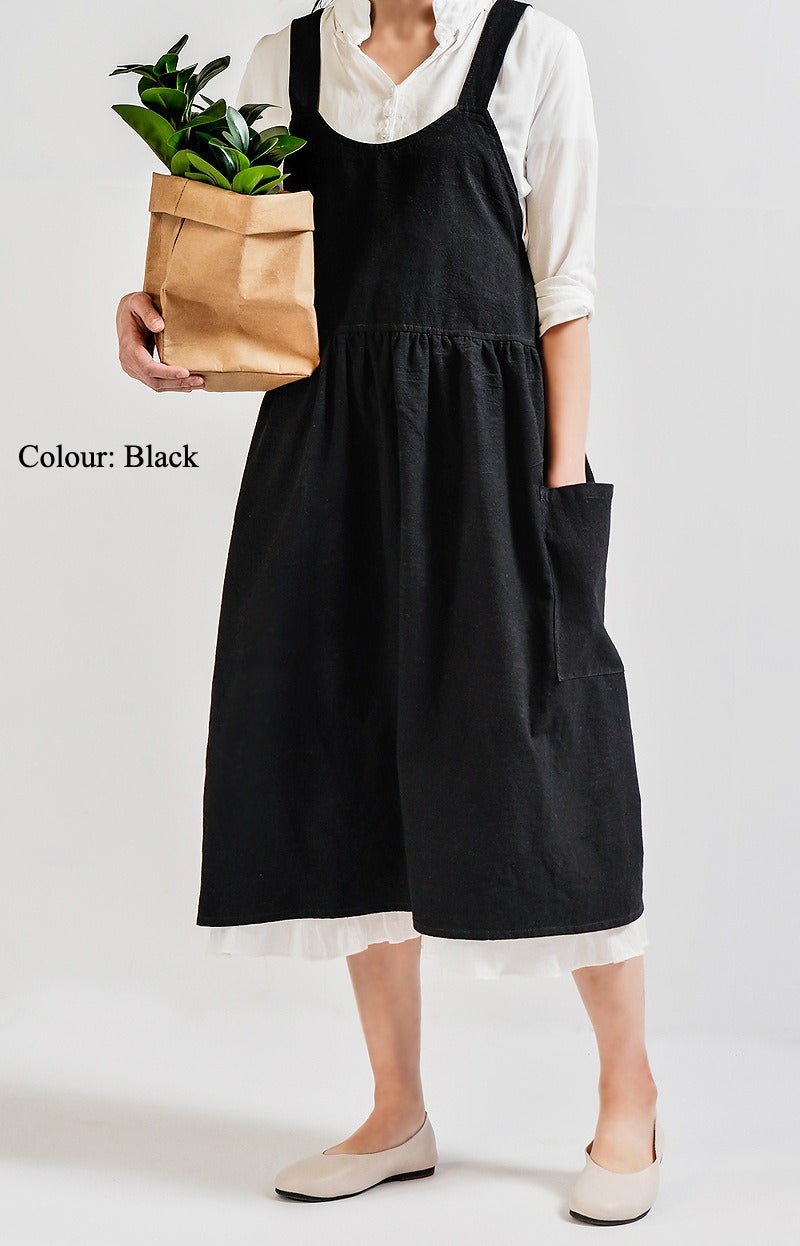 Gohobi Korean Cotton-Linen Artisan Apron