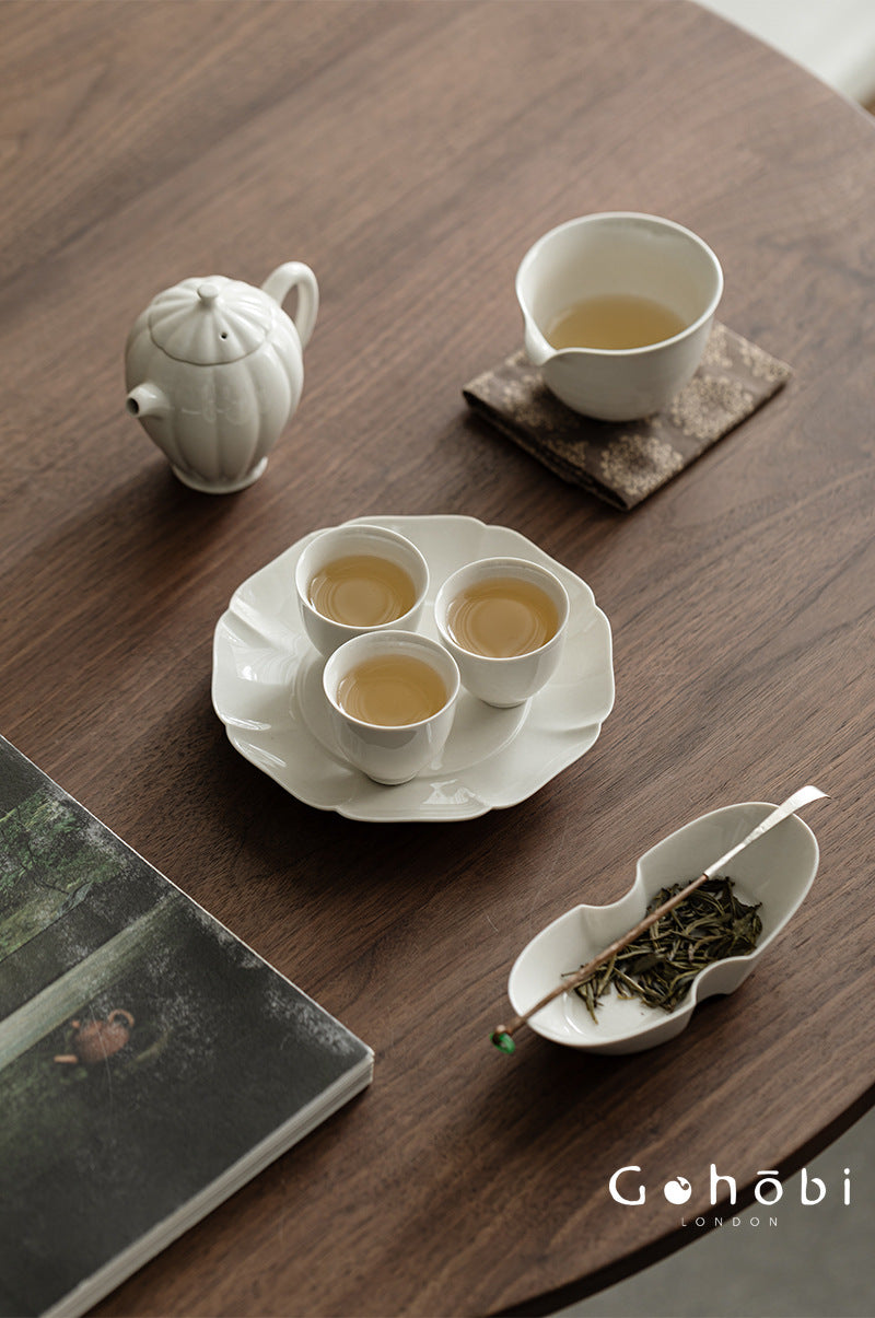 Gohobi Wood Ash Glaze Teacup – Plain Ceramic Small Gongfu Tea Cup