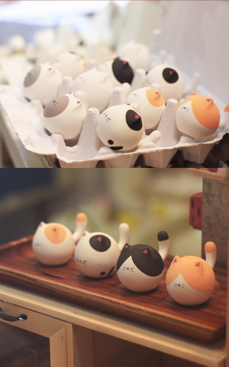 Gohobi x Little Diary Handmade Ceramic Cat