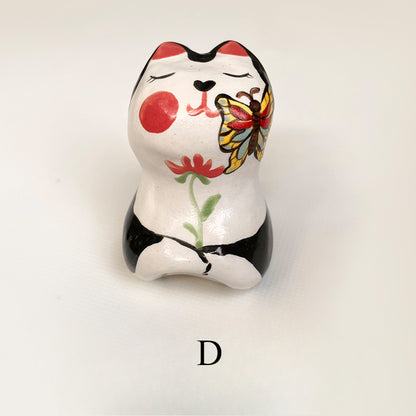 Gohobi x Little Diary Handmade Ceramic Lucky Cat