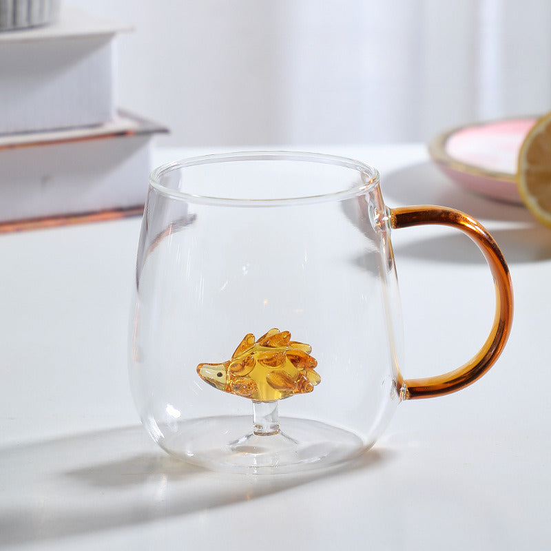 Gohobi Animal & Plant Colourful Glass Tea Mug