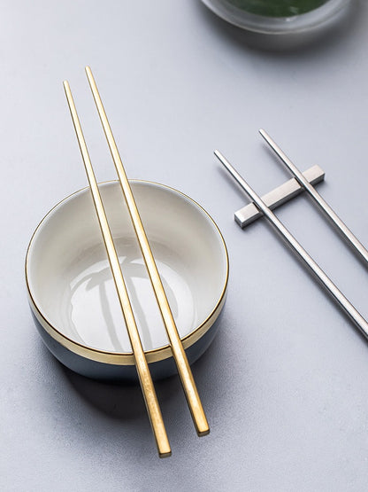 Gohobi A Set of 5 Pieces Stonewashed Stainless Steel Cutlery