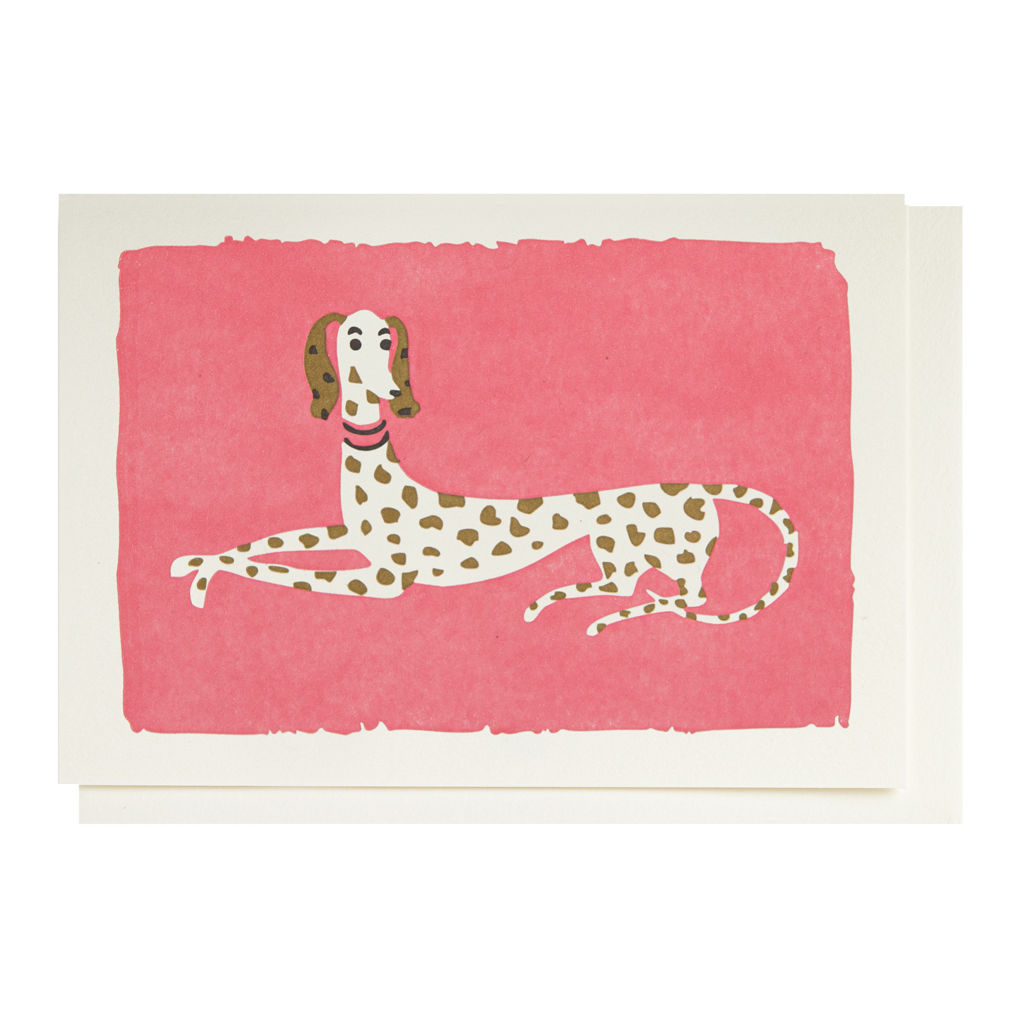 Gohobi x Archivist Gallery Spotty Dog | Letterpress Cards | Small Cards [Made in the UK]