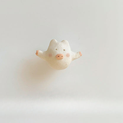 Gohobi x Little Diary Handmade Ceramic Animals Mugs