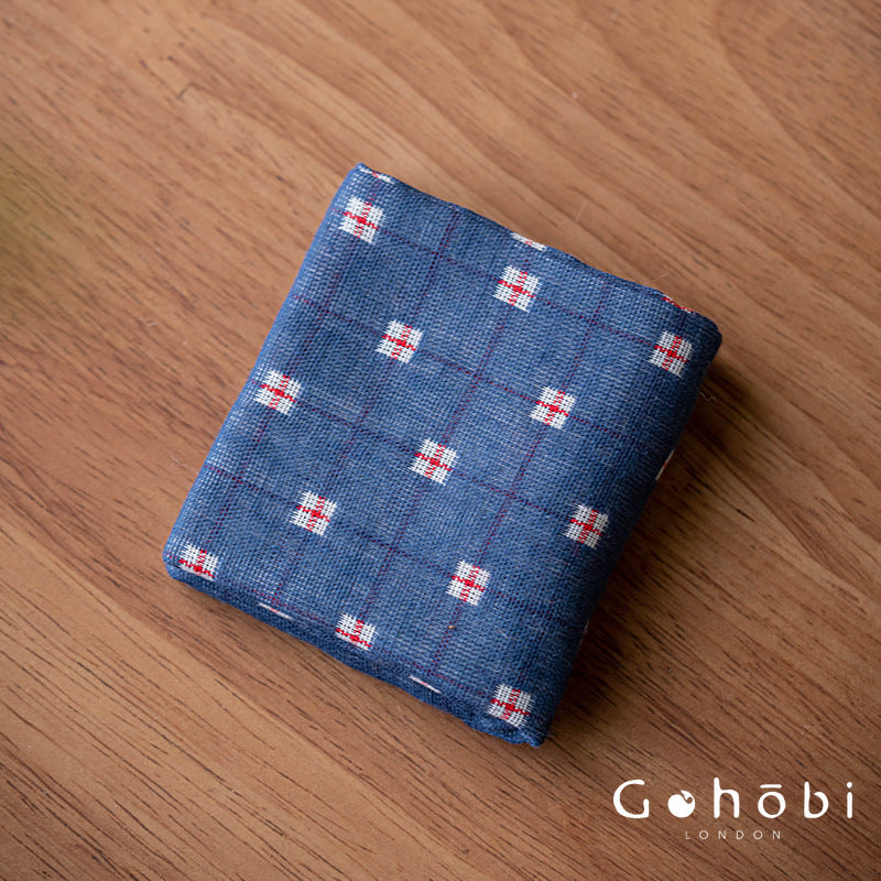 Gohobi Cotton Linen Tea Towel – Japanese Style Absorbent Tea Cloth for Tea Ceremony