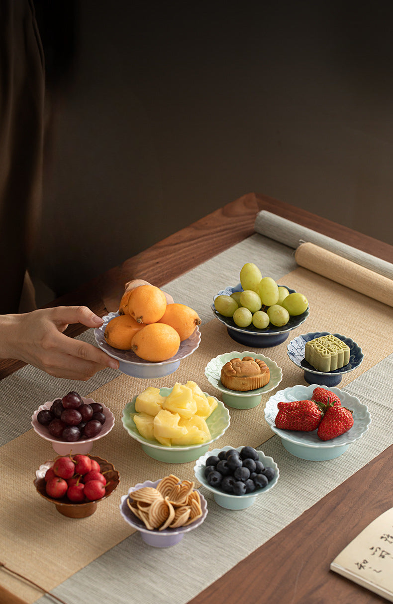 Gohobi, petite assiette de fruits glacés japonais traditionnels - Cloud 010