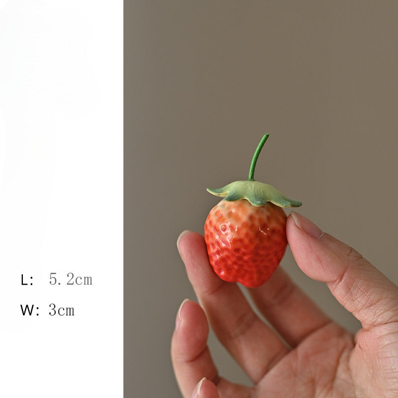 Gohobi Handmade Strawberry Cherry Tomato Fruit Ornament