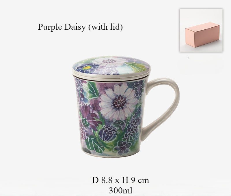 [Made In Japan] Gohobi Japanese Flowers Mug Coffee Cup