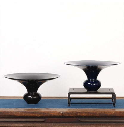 Gohobi Japanese Ikebana Flower Stand – Zen Ceramic Flower Arrangement Vessel