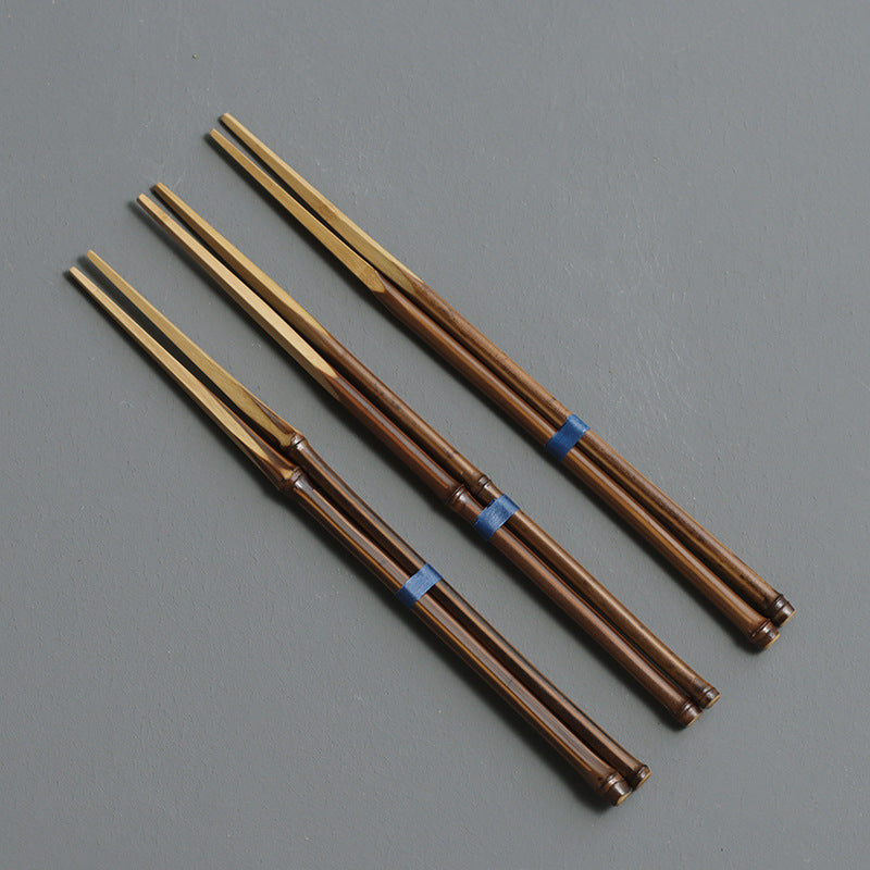 Gohobi Japanese Eco-friendly Solid Bamboo Chopsticks