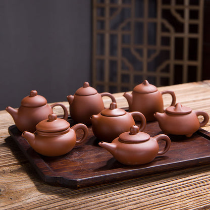 Gohobi Handmade Ceramic YiXing Clay Mini Teapot Ornament Tea pet