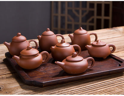 Gohobi Handmade Ceramic YiXing Clay Mini Teapot Ornament Tea pet