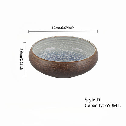 Gohobi Creative Round Ceramic Plate