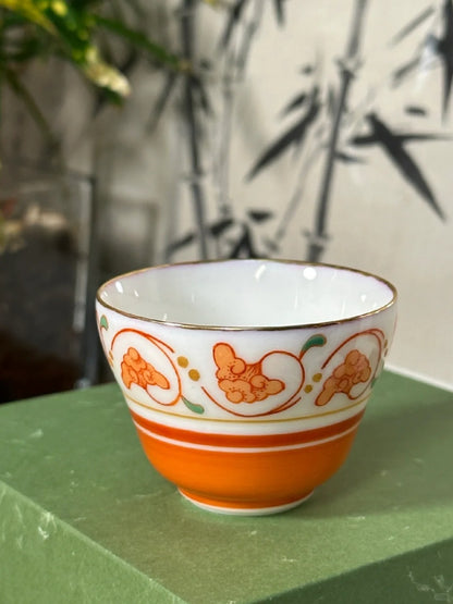 [清和堂 x Gohobi Gallery] Hand-painted Ganoderma Lucidum Pattern Tea Cup