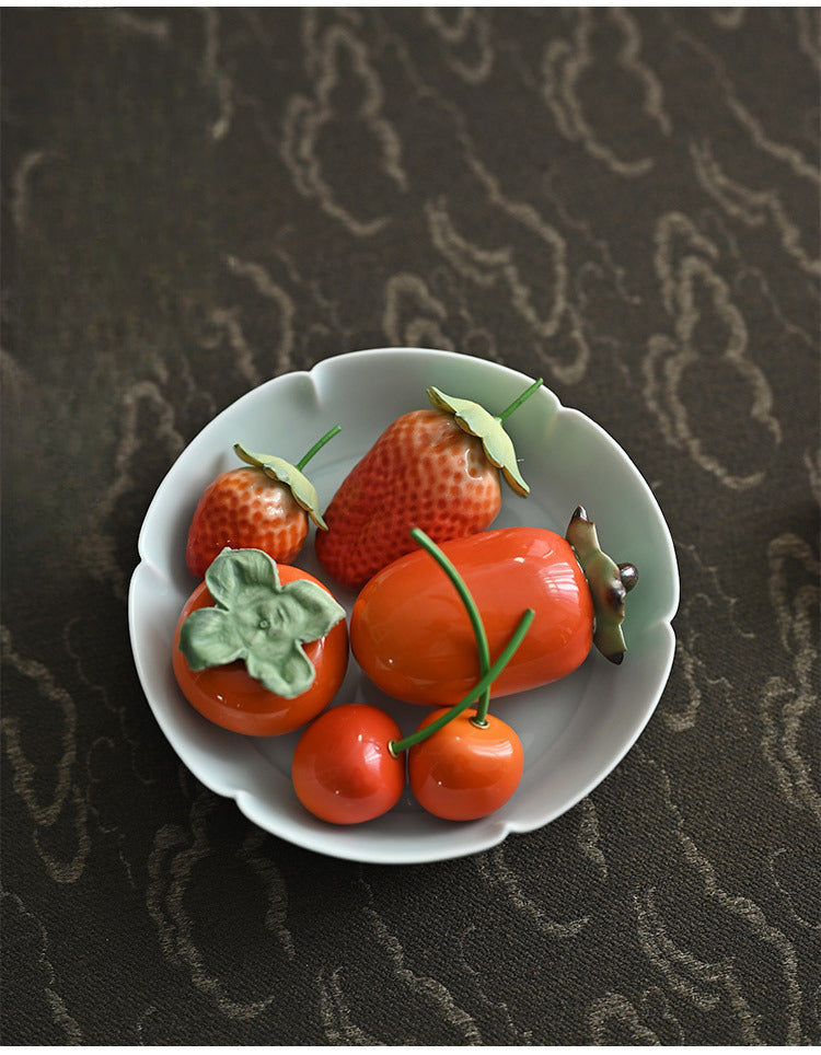 Gohobi Handmade Strawberry Cherry Tomato Fruit Ornament