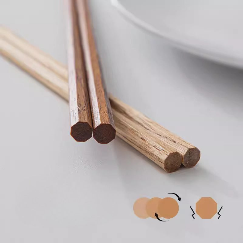 Gohobi A Set of 5 Pairs of Japanese Wooden Chopsticks