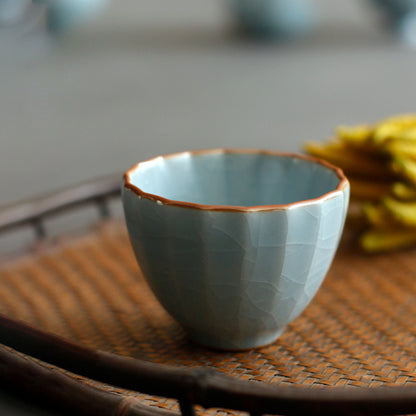 Gohobi Handmade Sky Blue Ceramic Tea Cup