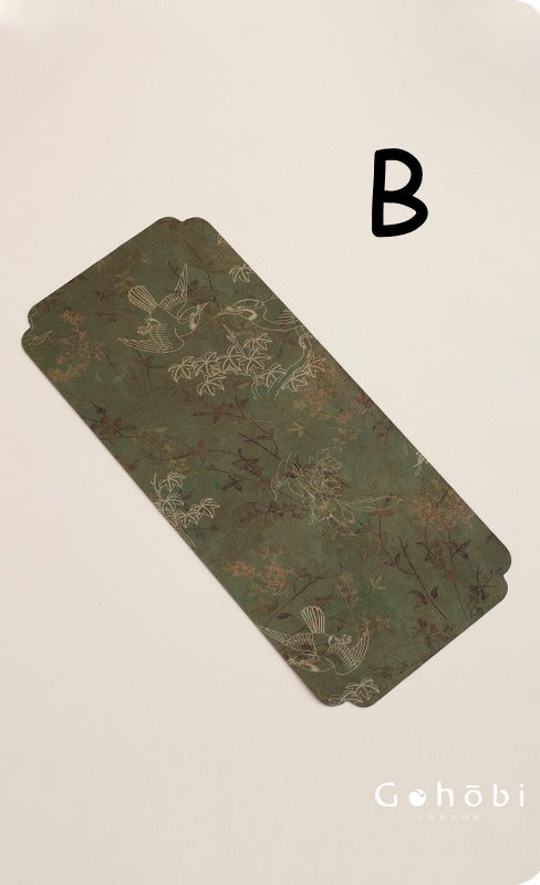 Gohobi Xiangyun Silk Tea Table Runner – Double-Sided Tea Mat Dry Brew Cloth