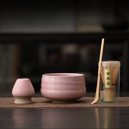 Gohobi Ceramic Matcha Set 041 Pink