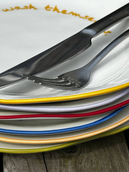 HereThe Statement Plate - 'eat up there's plenty more to go around.'