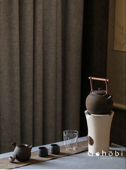 Gohobi Jingdezhen Firewood-Fired Teapot – Raw Ore Old Rock Mud Collector Kettle (1000ml)