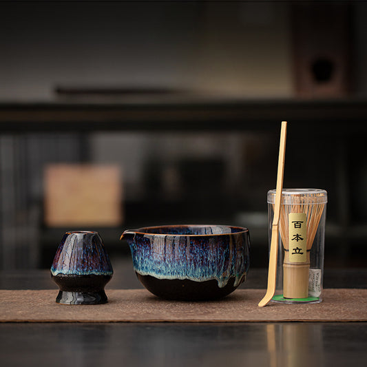 Gohobi Ceramic Matcha Set 037 Starry Sky