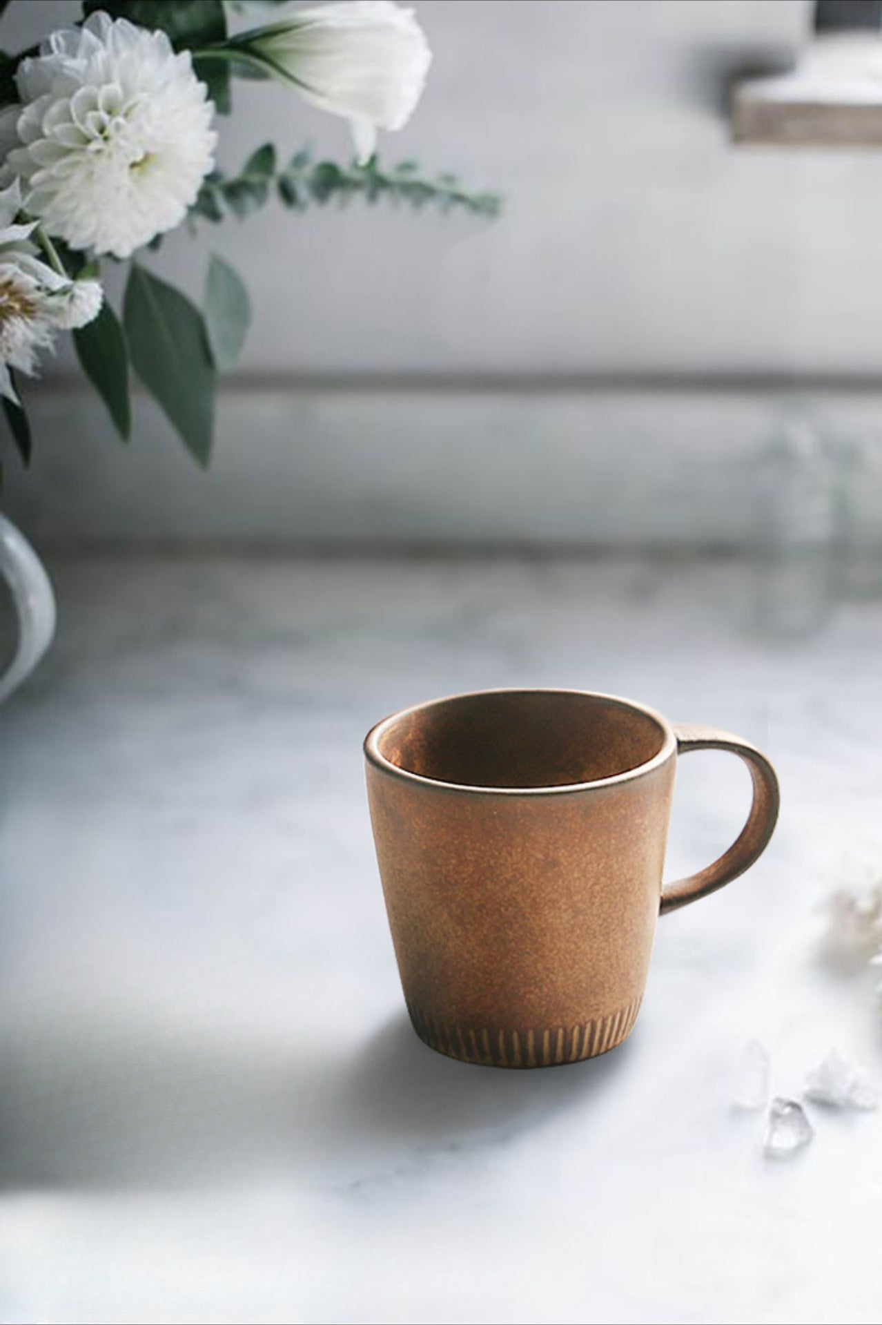 Gohobi Japanese Handmade Coffee Cup with Saucer 004