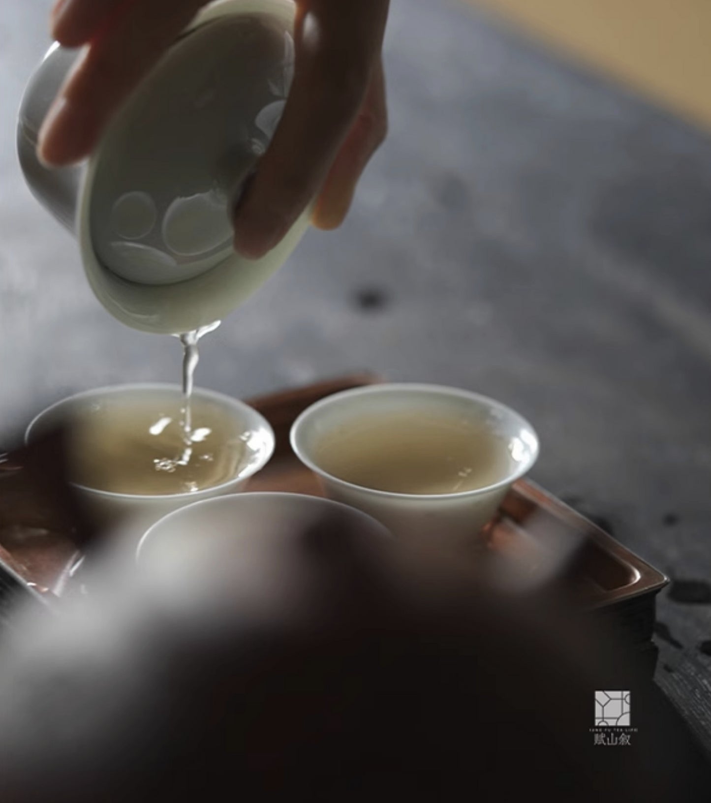 [賦山敘 x Gohobi] Jingdezhen Handmade Tea Testing Jade White Ceramic Gaiwan and Saucer