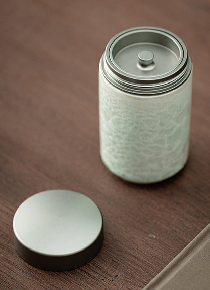 Gohobi Crystal Glazed Storage Jar 001