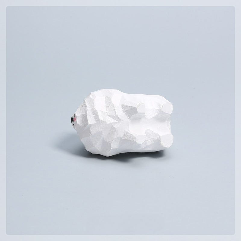 Gohobi Handcrafted Wooden Samoyed Dog Ornament