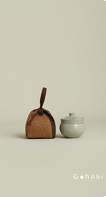 Gohobi Portable Travel Tea Set – One Pot One Cup Gongfu Tea Set for One