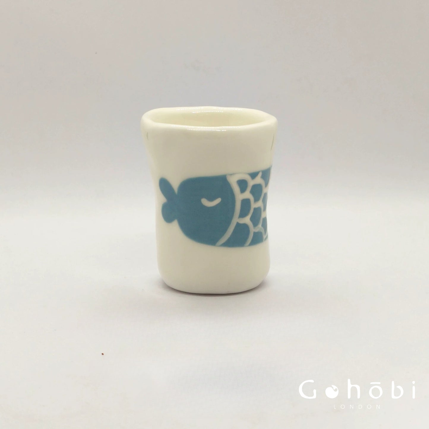 Gohobi x Little Diary Hand-Painted Fish Ceramic Coffee Cup