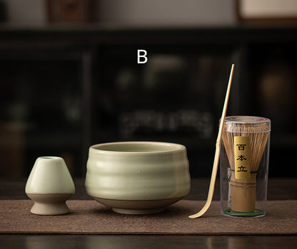 Gohobi Classic Ceramic Bowel Matcha Set