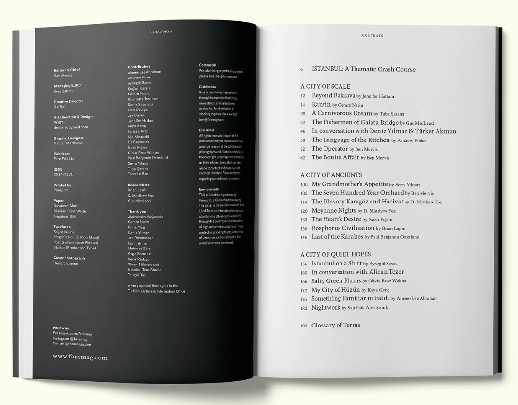 FARE magazine Issue 01: Istanbul